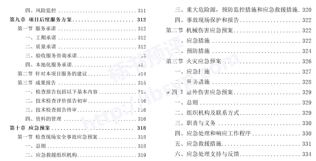 安全生产检查咨询服务投标方案目录
